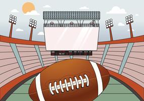 Football Stadium Jumbotron Background vector