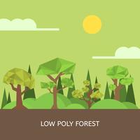 Flat Low Poly Vector Illustration