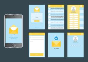 Mobile App Gui Vector Set