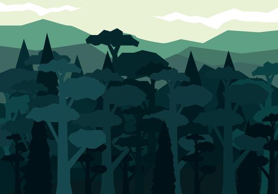 Tropical Forest Vector Art, Icons, and Graphics for Free Download
