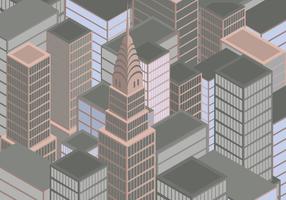 Isometric New York City vector