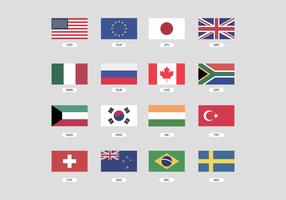 Country Currencies vector