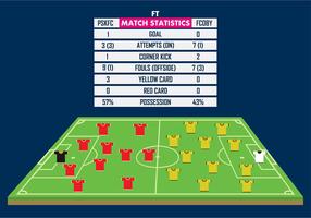 Football Ground Formation Free Vector