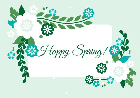 Free Spring Season Vector Background