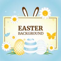 Easter Spring Holiday Vector Background