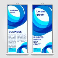 Standee Template vector