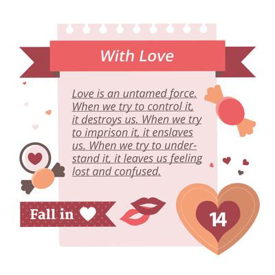 Valentine's Day Background Vector Illustration