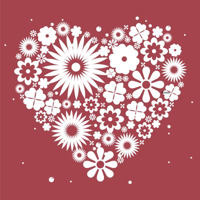 Valentine's Day Background Vector Illustration