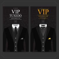 Tux Gentleman VIP Club vector