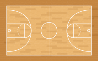 Basketball Court vector