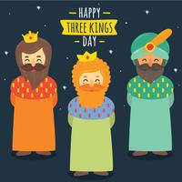 Three Kings day Vector