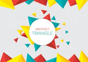 Fondo abstracto del triángulo vector