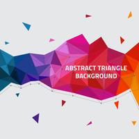 Abstract Triangles Vector Background