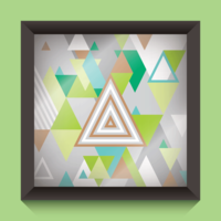 Abstract Triangles Illustration vector