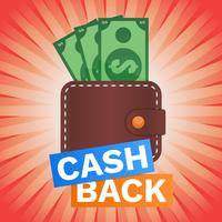 Wallet With Cash Money Illustration vector