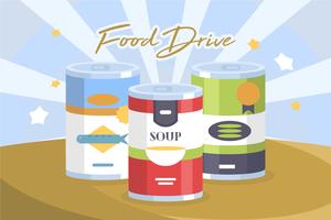 Food Drive Illustration vector