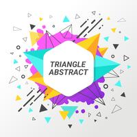 Abstract Triangle Background vector