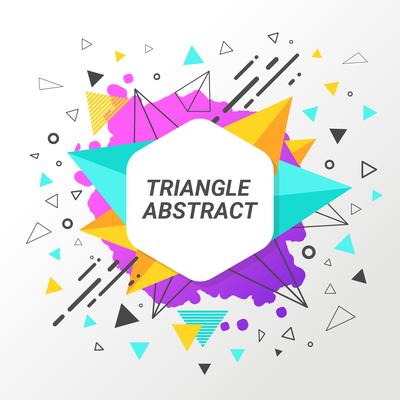 Abstract Triangle Background