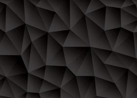 Triángulo abstracto fondo negro Vector