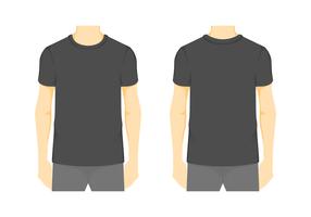 vector blank t-shirt template 2