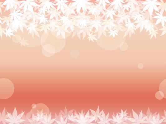 A seamless maple leaf background on a pinkish background. 