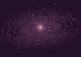 Ultra violet galactic background vector