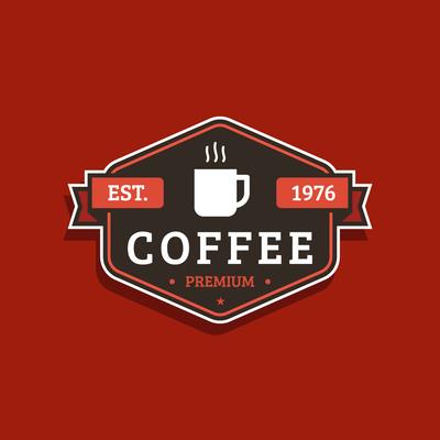 Vintage Coffee Badge