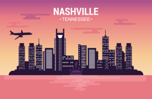 Nashville Landscape vector