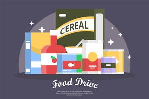 Food Drive Illustration vector