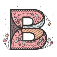 Letter B Vector