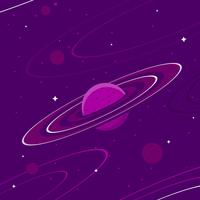 Ultra Violet Galactic Background Vector