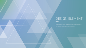 Abstract Prism Corporate Banner Template vector