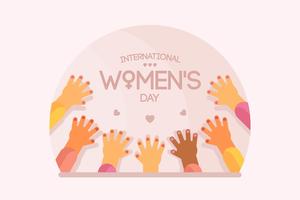 Día Internacional de la Mujer Vector