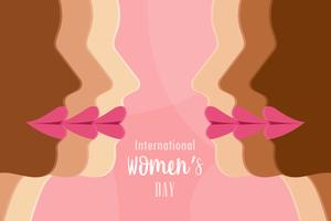 Día Internacional de la Mujer Vector