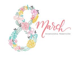International Women's Day Background Vector
