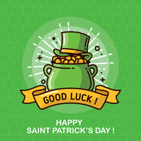 St Patricks Day Background vector