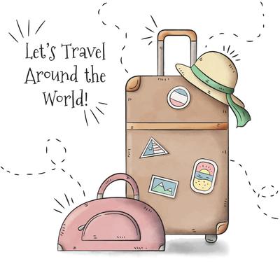 Free travel - Vector Art