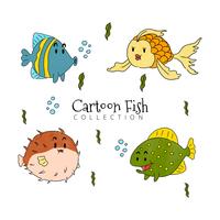 Cartoon Fish Collection vector