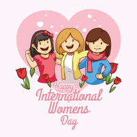 Ilustración del Día Internacional de la Mujer vector