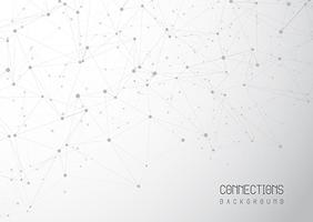 Abstract connections background vector