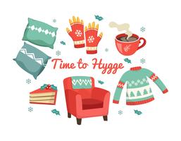 Time To Hygge Vector Elements