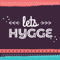 Let's Hygge Poster vector