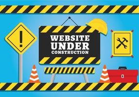 Website under construction vector