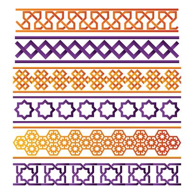 Islamic Border Vector Set