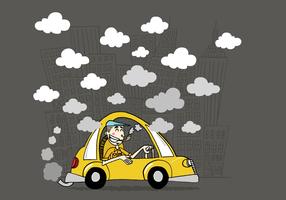 guy in a cab vector