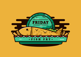 Friday Fish Fry vector