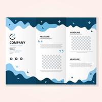 Modern Tri-Fold Brochure Template vector