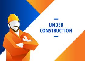 Website Under Construction Vector