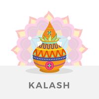 Flat Kalash Vector Illustration