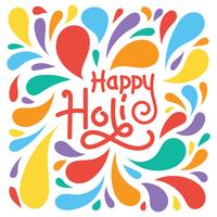 Happy Holi Illustration vector